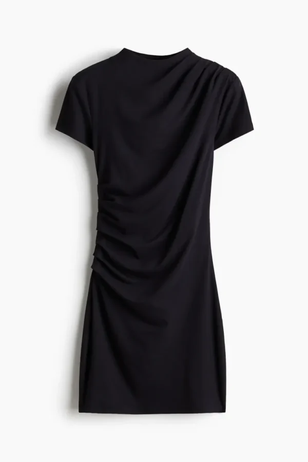 Draped bodycon dress